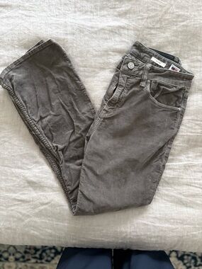 Women’s Olive Corduroy Jeans - Classic Fit